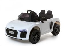 12V Audi R8 Spyder Blanc sous licence – Voiture Electrique Pour Enfants